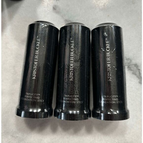 Kristofer Buckle Perfecting Foundation Stick in Medium Cool Lot of 3 - Picture 1 of 2